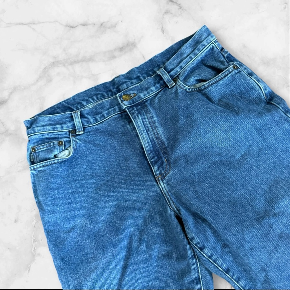 Lauren Jeans Company High Waist Denim Capri 100% Cotton Ralph Lauren Women's 12